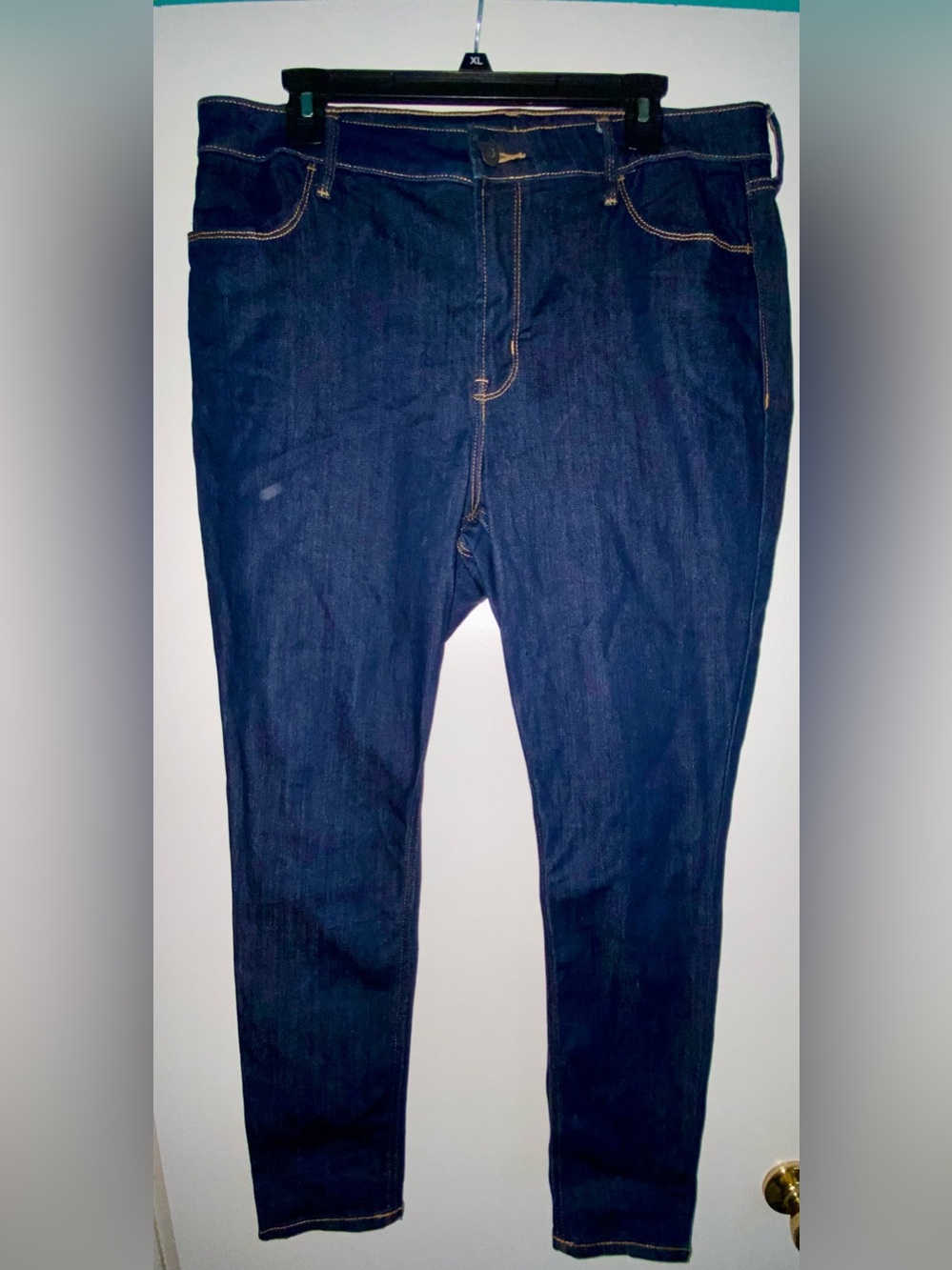 Old Navy Dark Indigo High Rise Skinny Jeans